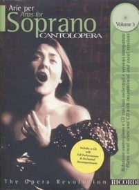 Cantolopera : Arias for Soprano 3 published by Ricordi (Book & CD)